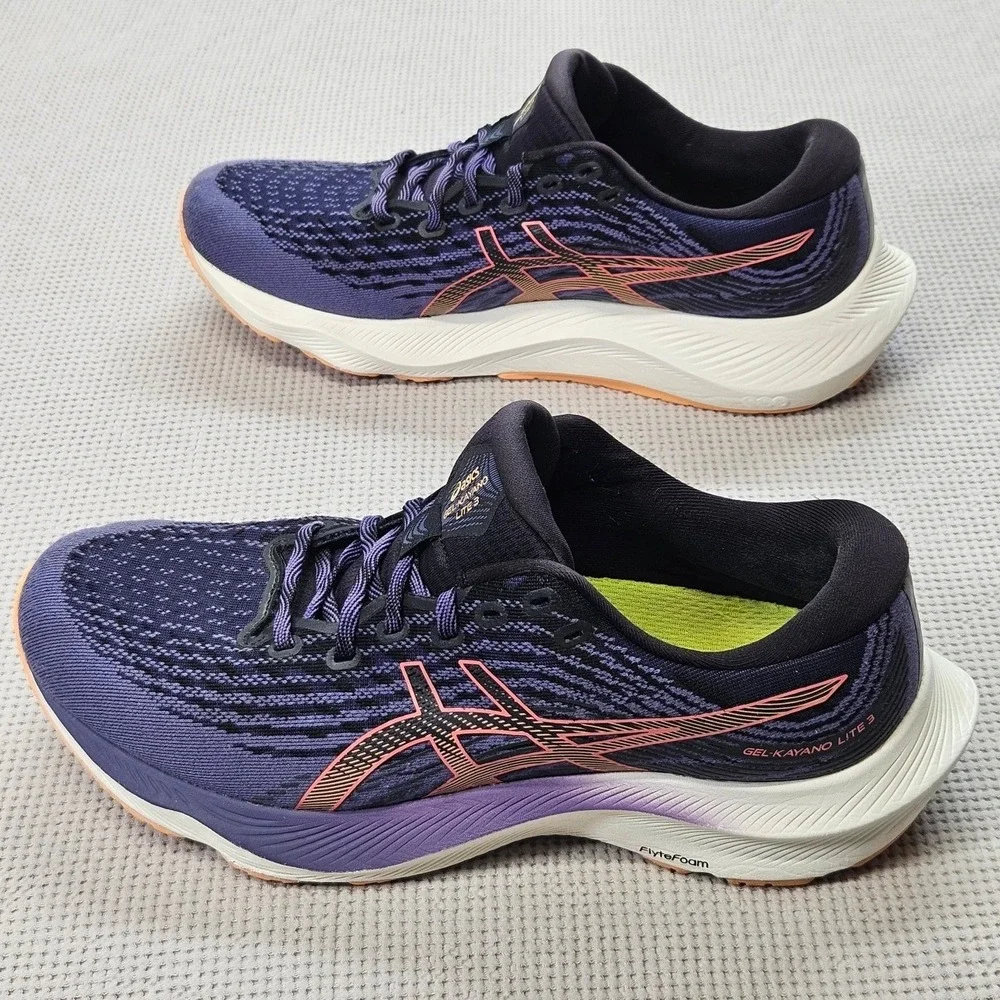 Asics Gel-Kayano Lite 3 Womens Running Shoes Purple Summer Dune 1012B290 Sz 10.5